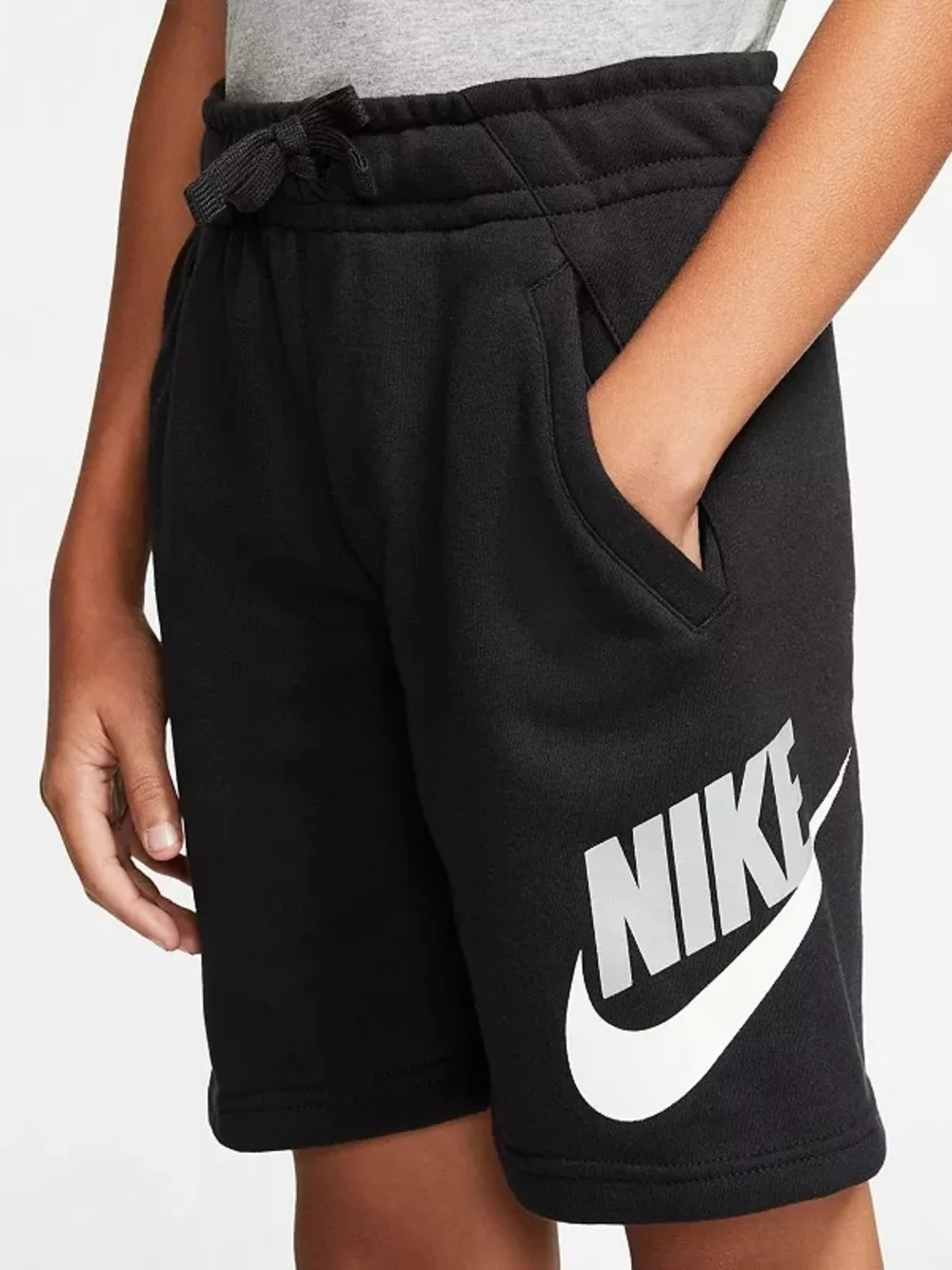Nike Club Black Fleeced Pocket‎ Shorts Medium KIDS